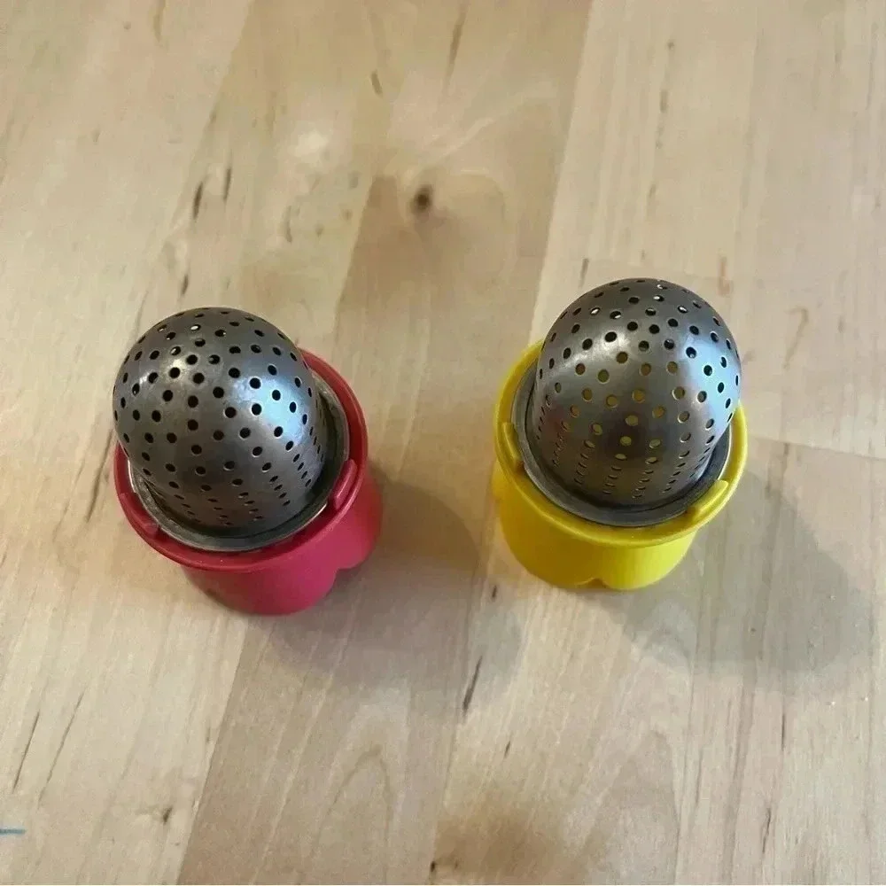 2 IKEA VAGRAT Stainless Steel Floating Basket Tea Infuser Herb Strainer